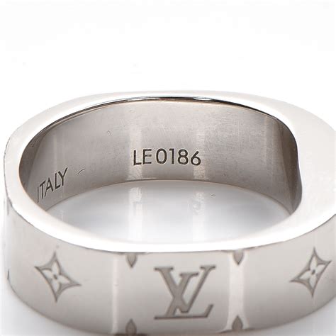 louis vuitton ring silver